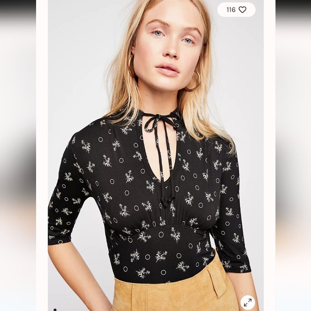 Free People Soraya Printed Top